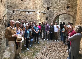 Gran acogida de la Ruta con Historia en Casares celebrada el pasado sábado