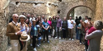 Gran acogida de la Ruta con Historia en Casares celebrada el pasado sábado