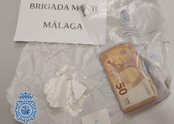 Detenido un hombre tras sorprenderlo con 100 gramos de cocaína en el Cercanías Málaga-Fuengirola