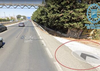 Captan en la capital a un coche circulando a 220 kilómetros por hora en una vía limitada a 80