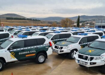 La Guardia Civil recibe 186 nuevos vehículos