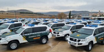 La Guardia Civil recibe 186 nuevos vehículos