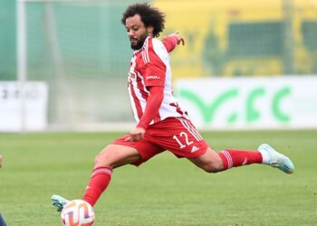 El ex madridista Marcelo, en Marbella con el Olympiacos