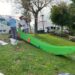 Comienza la construcción de un nuevo parque infantil en Secadero