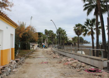 Comienza la última fase de la remodelación integral de los dos kilómetros del paseo marítimo de Estepona