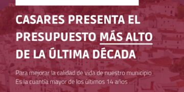 El presupuesto de Casares para 2023 aumenta en dos millones con respecto a este año y se sitúa en 17,5 millones de euros