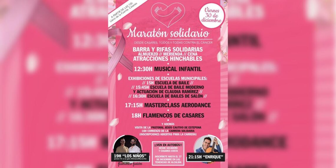 Casares se une para ayudar a una vecina a luchar contra el cáncer