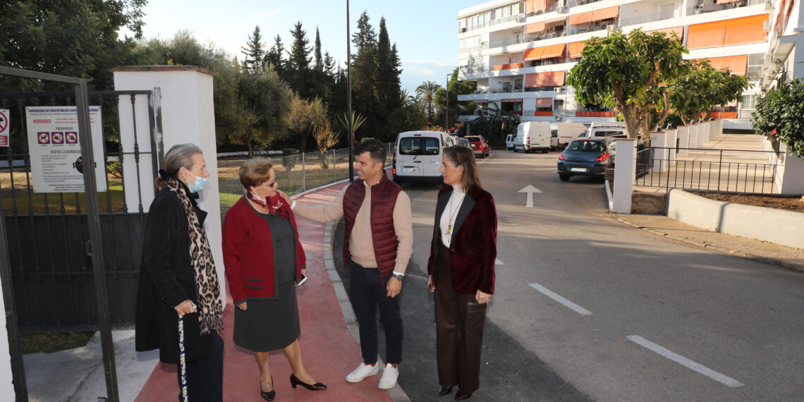 El Ayuntamiento de Marbella mejora la accesibilidad de la urbanización El Palomar