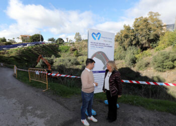 Inician los trabajos para mejorar  el tráfico en el Carril del Butano de Marbella