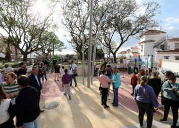 Inaugura el nuevo parque de La Patera, con más de 1.700 metros cuadrados de superficie en Marbella