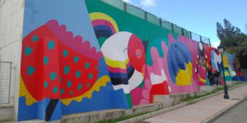 Dos nuevos murales dan colorido al Colegio Maicandil
