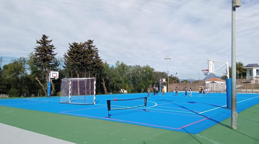 Secadero abre la nueva pista polideportiva del colegio Los Almendros