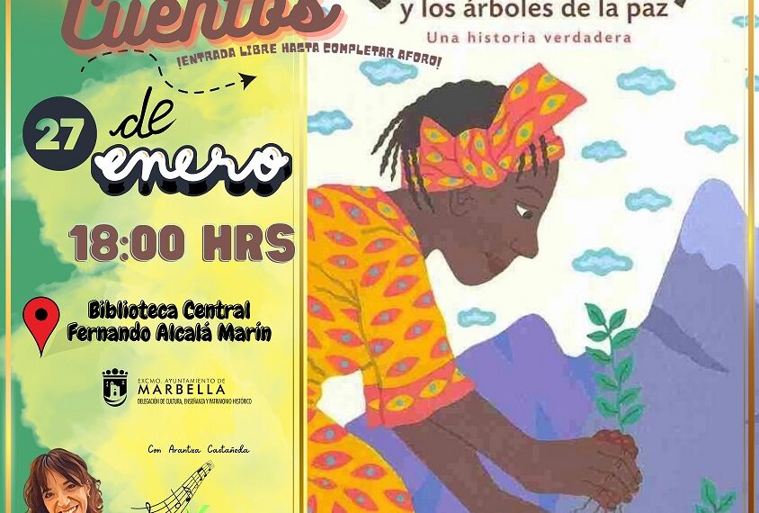 El viernes se conmemorará el Día de la Paz con el cantacuentos infantil ‘Wangari y los árboles de la paz’