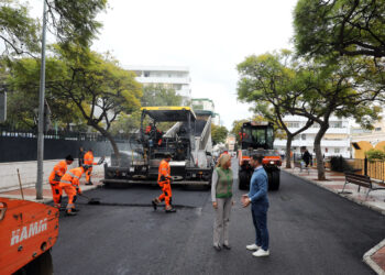 Concluye el plan de asfaltado en el distrito Este de Marbella