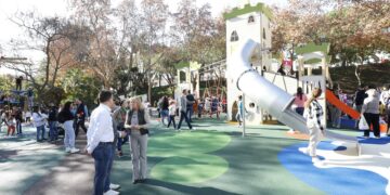 Inaugurado el nuevo parque infantil del Arroyo de La Represa: ya es el área de juegos más grande de Marbella