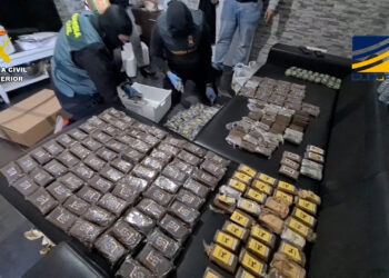 Intervenidas más de dos toneladas de hachís que iban a ser enviadas a otros países de Europa