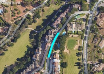 Mejoras en la calle Francisco Pizarro de Benahavís