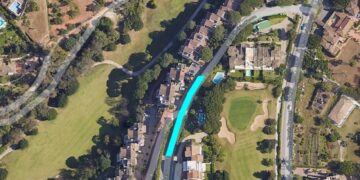 Mejoras en la calle Francisco Pizarro de Benahavís