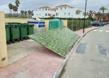Incidencias en Casares por el temporal de viento