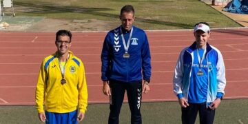 El casareño Luis Carlos López, tercero en el Campeonato de Andalucía de atletismo