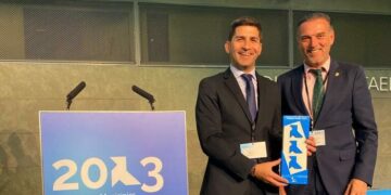 Juan Luís Villalón recoge el máximo galardón en la recogida y reciclaje de papel