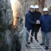 El Caminito del Rey recupera este viernes su recorrido habitual tras repararse los daños por desprendimientos
