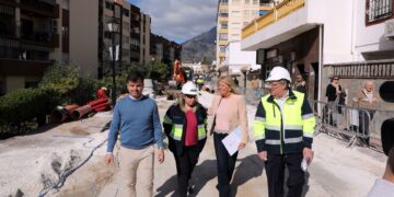 La obra de remodelación integral de la avenida del Trapiche de Marbella finalizará en junio