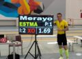 El atleta afincado en Casares Luis Merayo, campeón de salto de altura del Campeonato de España Máster 50