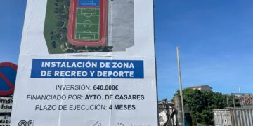 Comienza la construcción del complejo deportivo de Secadero