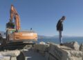 Obras de refuerzo del muro de escollera del Castillo de la Duquesa