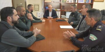 Reunión de seguridad con Policía Local y Guardia Civil en Manilva