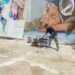 Comienza la puesta a punto del nuevo espacio de juegos de balones en la Plaza de Andalucía de Secadero
