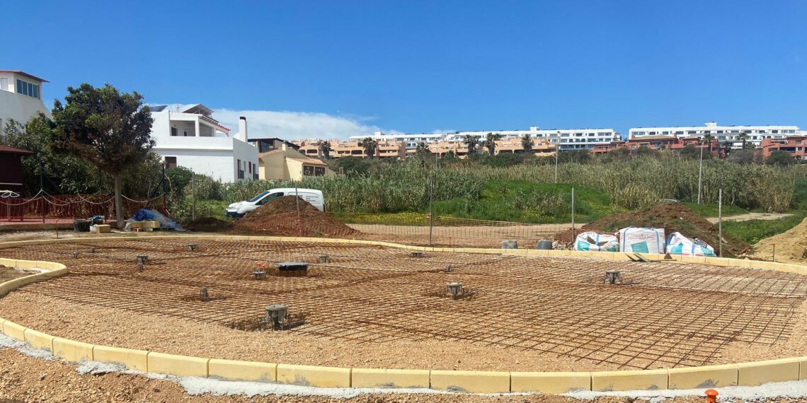 El parque de agua de Casares Costa será un nuevo atractivo este verano