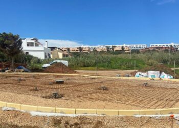 El parque de agua de Casares Costa será un nuevo atractivo este verano