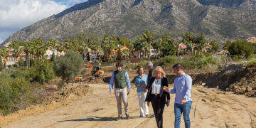 Comienzan las obras la nueva red de saneamiento en La Capellanía y un vial que se unirá con Lomas del Virrey
