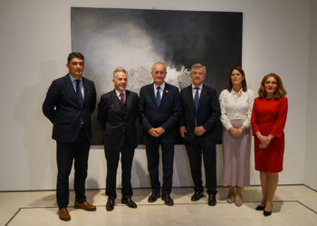 Estepona se refuerza culturalmente a través de la exposición de Luis Feito en el Museo Carmen Thyssen