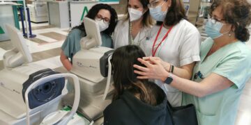 Oftalmología del Hospital Costa del Sol realiza una campaña sobre la importancia del glaucoma