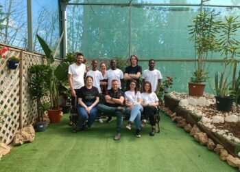 Estudiantes Erasmus trabajan en el vivero municipal ‘Los Pinares de Torremolinos’