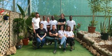 Estudiantes Erasmus trabajan en el vivero municipal ‘Los Pinares de Torremolinos’