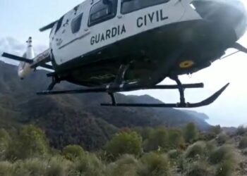 Rescatan a un senderista herido en la zona de Fuente del Esparto de Nerja