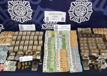 Ocho detenidos tras desarticular un punto de venta de drogas en dos inmuebles de Mijas