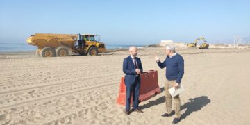 El Gobierno aportará 430.600 metros cúbicos de arena en las playas de la provincia