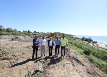Comienzan las obras del Parque del Mediterráneo, en la zona de El Pinillo en Marbella