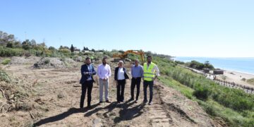 Comienzan las obras del Parque del Mediterráneo, en la zona de El Pinillo en Marbella