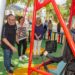 El parque de La Represa cuenta con un área de juego adaptado
