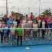 La alcaldesa de Marbella visita las escuelas municipales de tenis