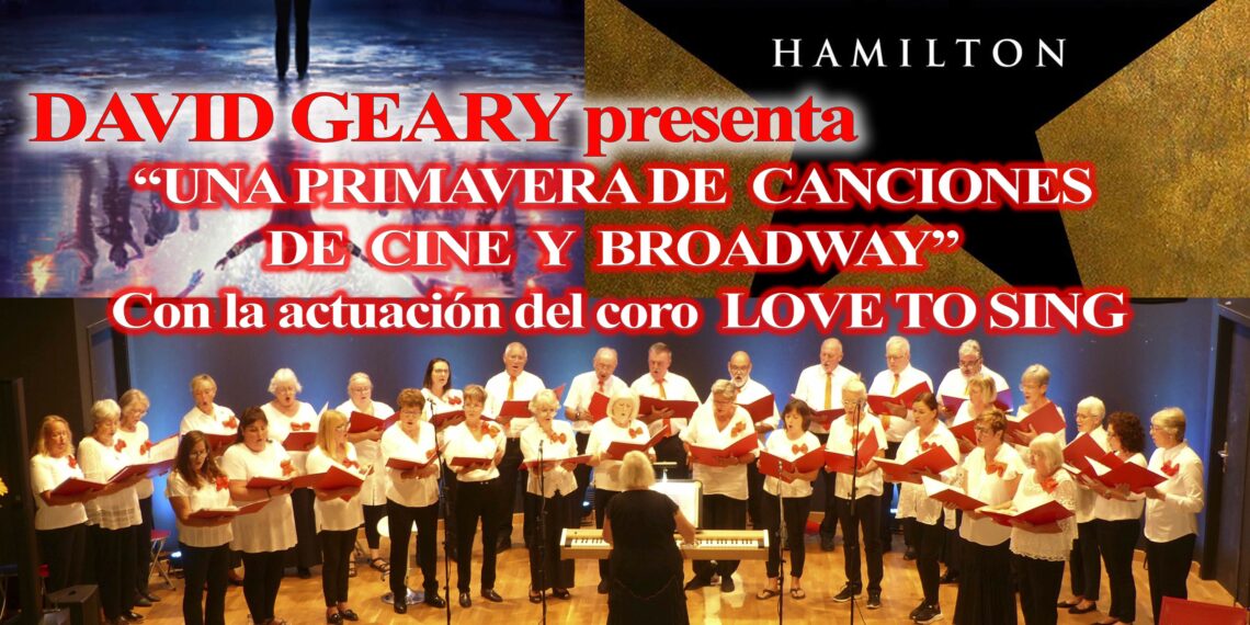 El barítono David Geary presenta el concierto ‘Una primavera de cine’ del Coro Internacional ‘Love to Sing’
