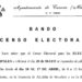 Exposición al público del Censo Electoral para las Municipales del 28 de Mayo en Casares
