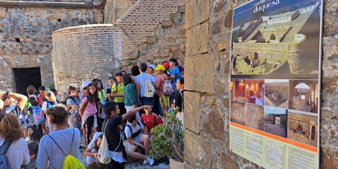 Primera visita oficial al Yacimiento Romano del Entorno del Castillo