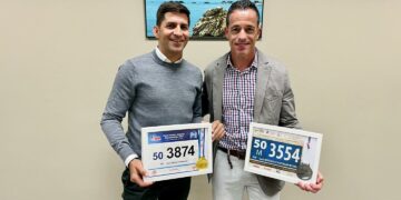 El ayuntamiento de Casares y Luis Merayo, atleta afincado en Casares, tienen un encuentro para iniciar un proyecto en común